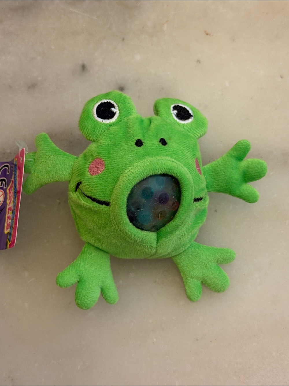 Green Frog Plush “Orbeeze” Squeeze ball